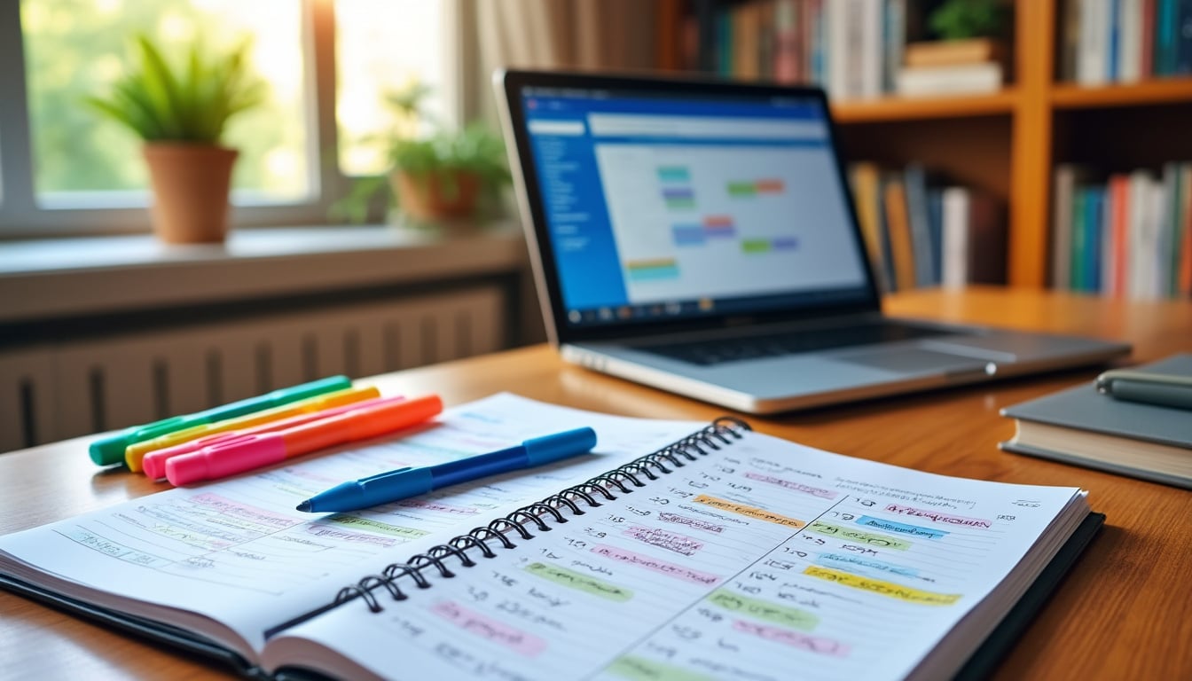 découvrez comment organiser efficacement vos dernières semaines avant un examen grâce à un rétroplanning détaillé pour maximiser vos révisions et réussir avec succès.